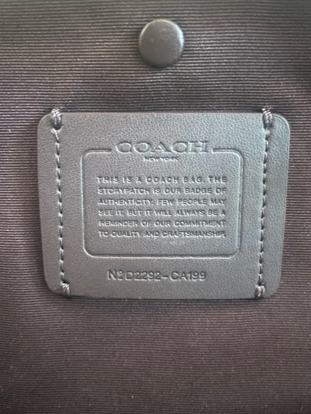 Coach Rose-Red Laser Cut Scalloped Edge Mini City Tote - Picture 14 of 16